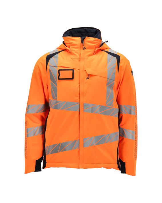 Winterjacke ACCELERATE SAFE hi-vis orange/schwarzblau