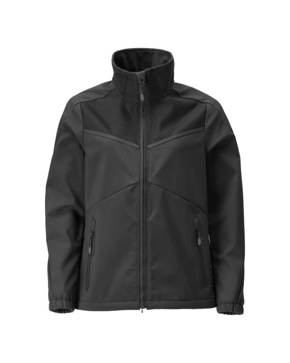 Soft Shell Jacke CUSTOMIZED schwarz
