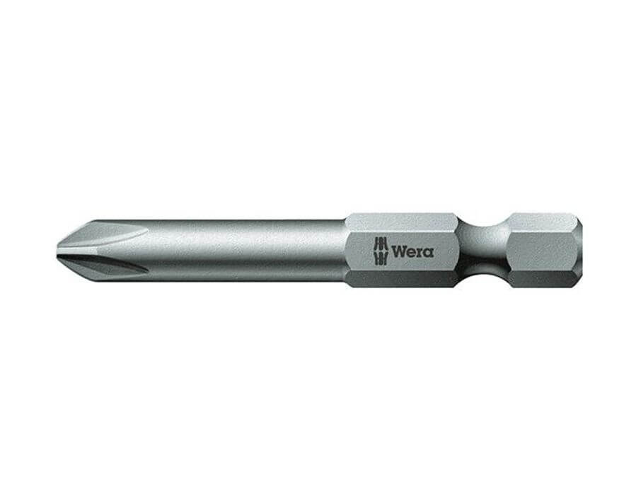 Bit für Kreuzschlitzschrauben PH 1/4" DIN 3126 E 6,3, zähhart, 70 mm lang
