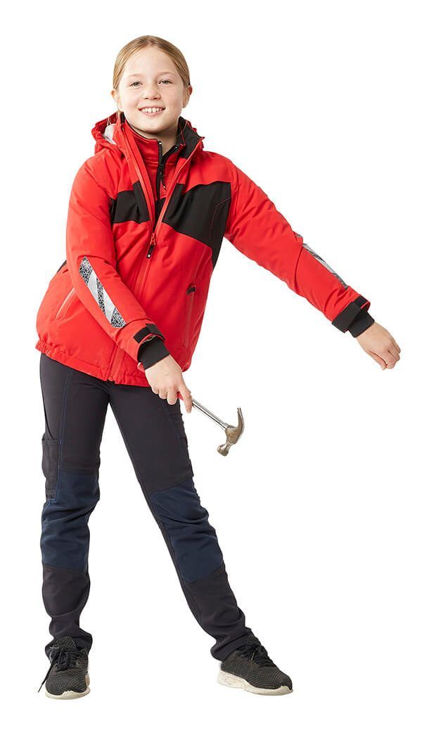 Winterjacke für Kinder ACCELERATE schwarz