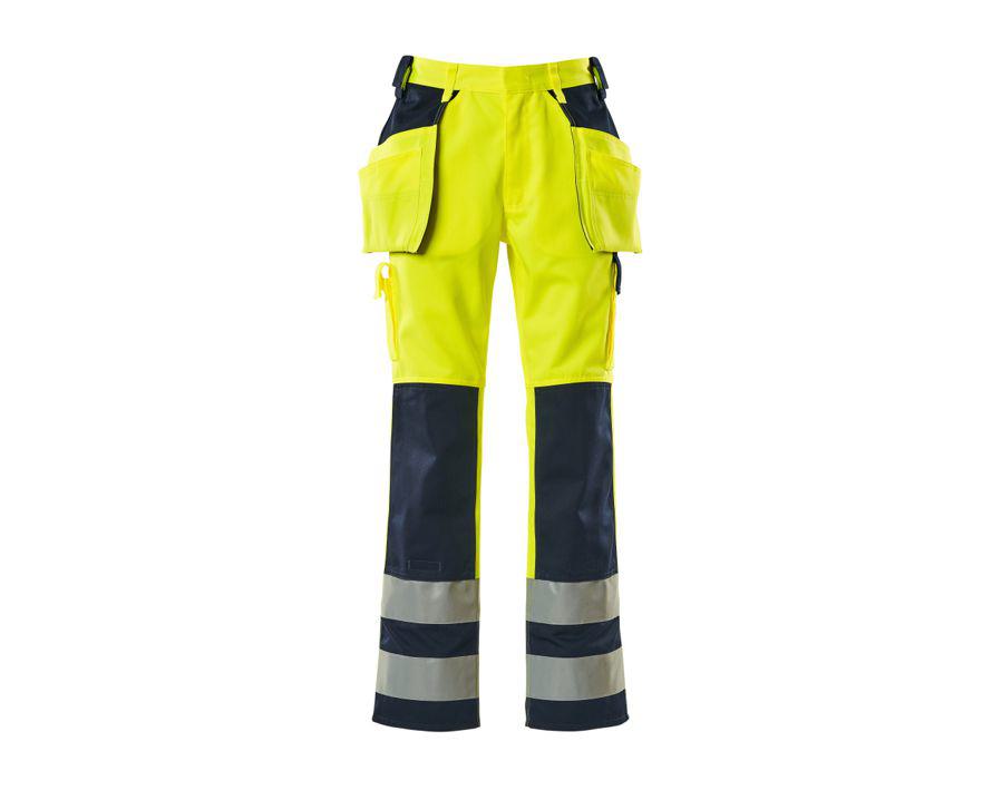 Hose mit Hängetaschen SAFE COMPETE hi-vis gelb/marine