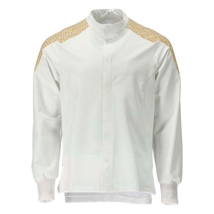Jacke FOOD & CARE weiss/currygelb