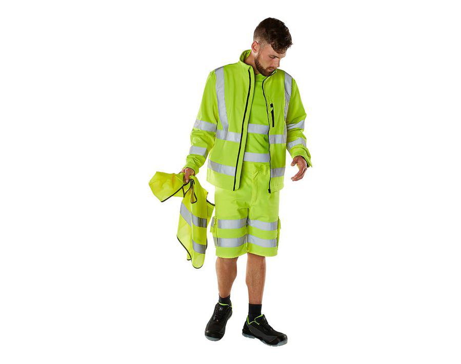 Soft Shell Jacke SAFE ARCTIC hi-vis gelb