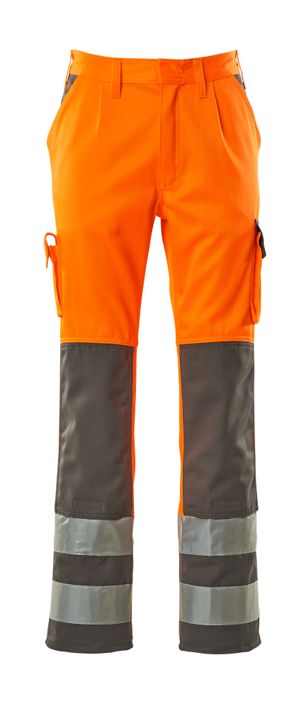 Hose mit Knietaschen SAFE COMPETE hi-vis orange/anthrazit