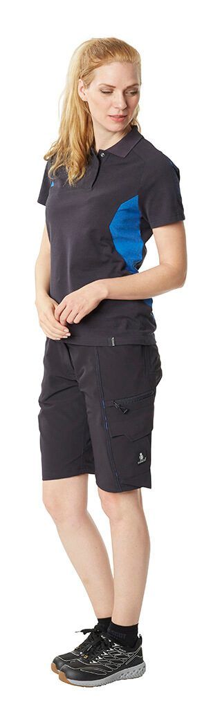 Polo-Shirt ACCELERATE azurblau/schwarzblau