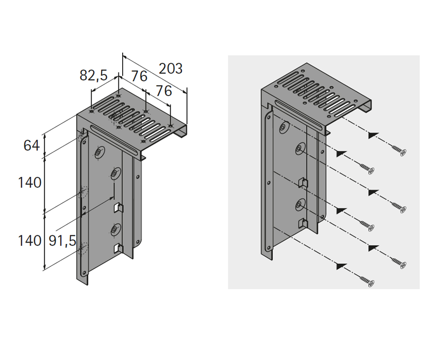 PC-Halterung Lock