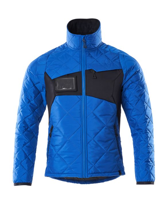 Thermojacke ACCELERATE azurblau/schwarzblau