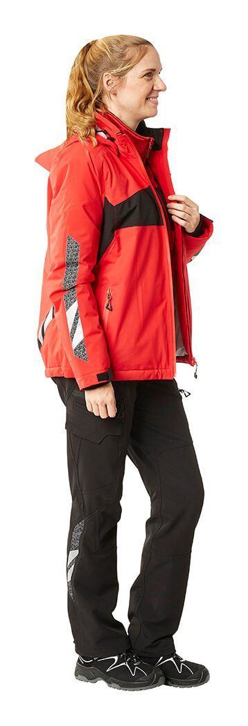 Winterjacke ACCELERATE verkehrsrot/schwarz