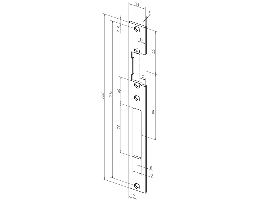 Frontale piatto 53F ProFix 2