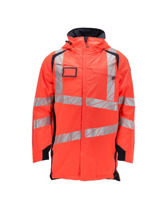 Parka ACCELERATE SAFE Hi-vis rot/schwarzblau