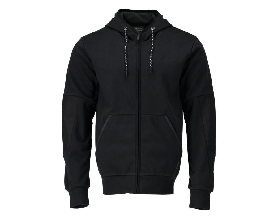 Kapuzensweatshirt mit Reißverschluss CUSTOMIZED schwarz