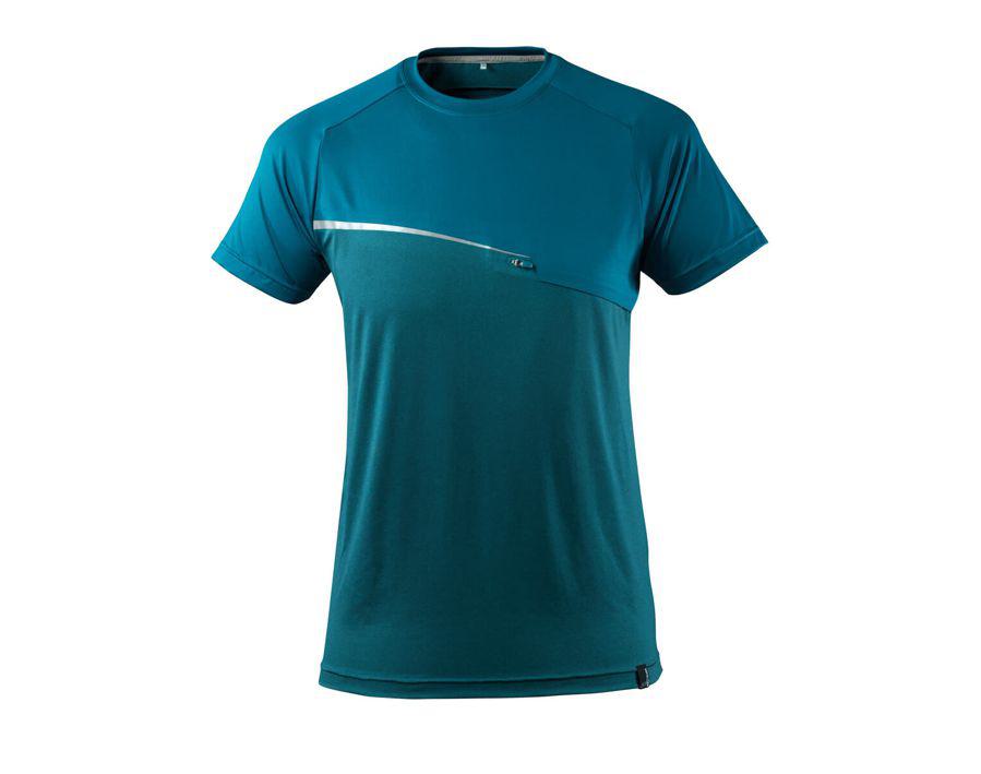 T-Shirt ADVANCED Dunkelpetroleum