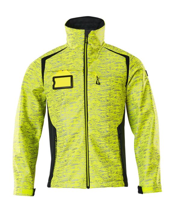 Soft Shell Jacke ACCELERATE SAFE hi-vis gelb/schwarzblau