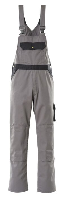 Latzhose mit Knietaschen IMAGE anthrazit/schwarz