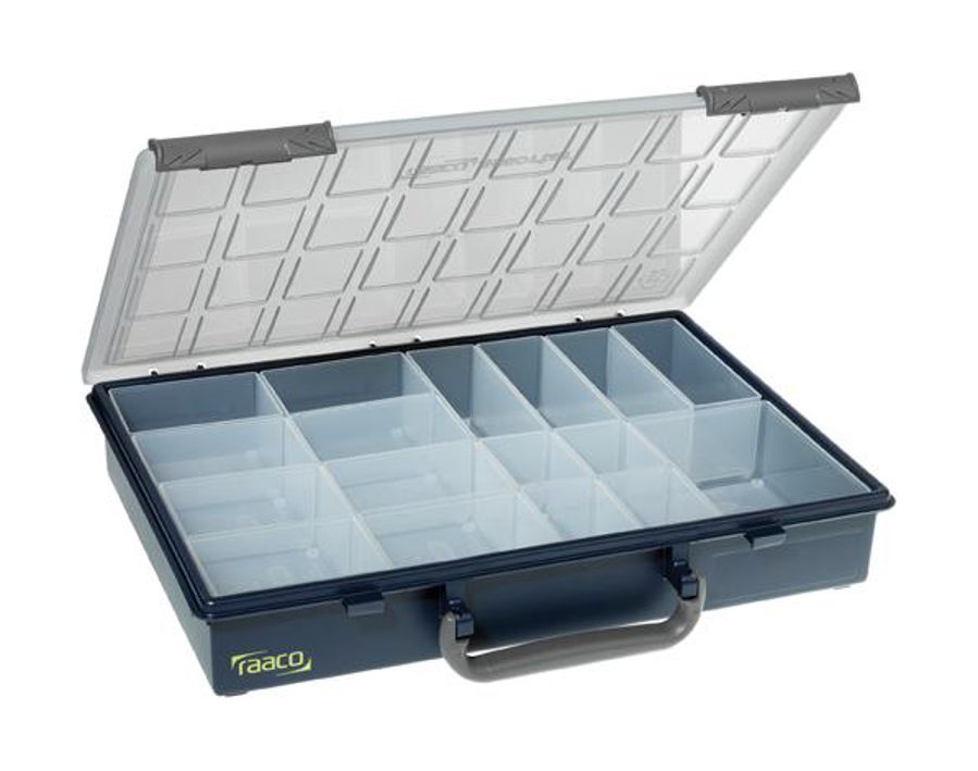 Kleinteilekasten, variable Fächer, verrutschsicher