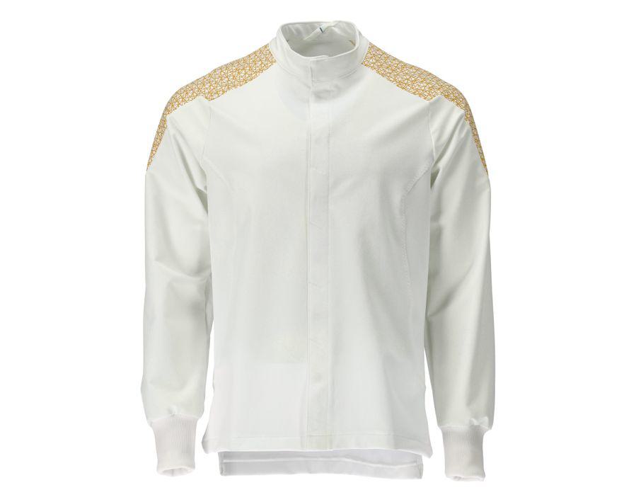 Jacke FOOD & CARE weiss/currygelb