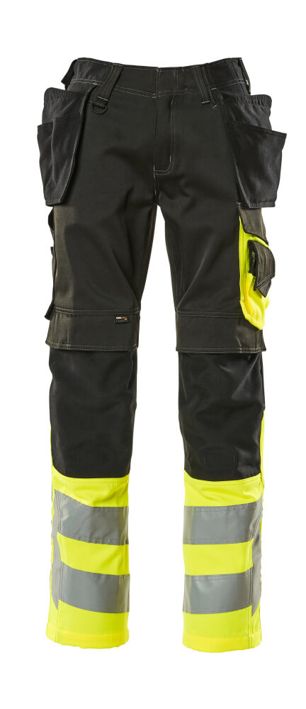 Hose mit Hängetaschen SAFE SUPREME schwarz/hi-vis gelb