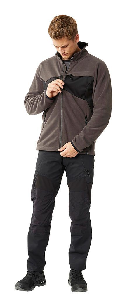 Fleecejacke ACCELERATE schwarz