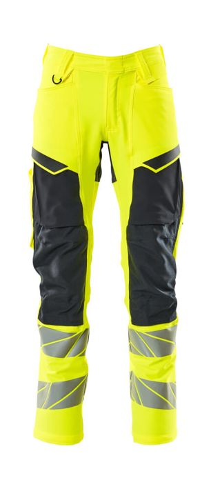 Hose mit Knietaschen ACCELERATE SAFE hi-vis gelb/schwarzblau