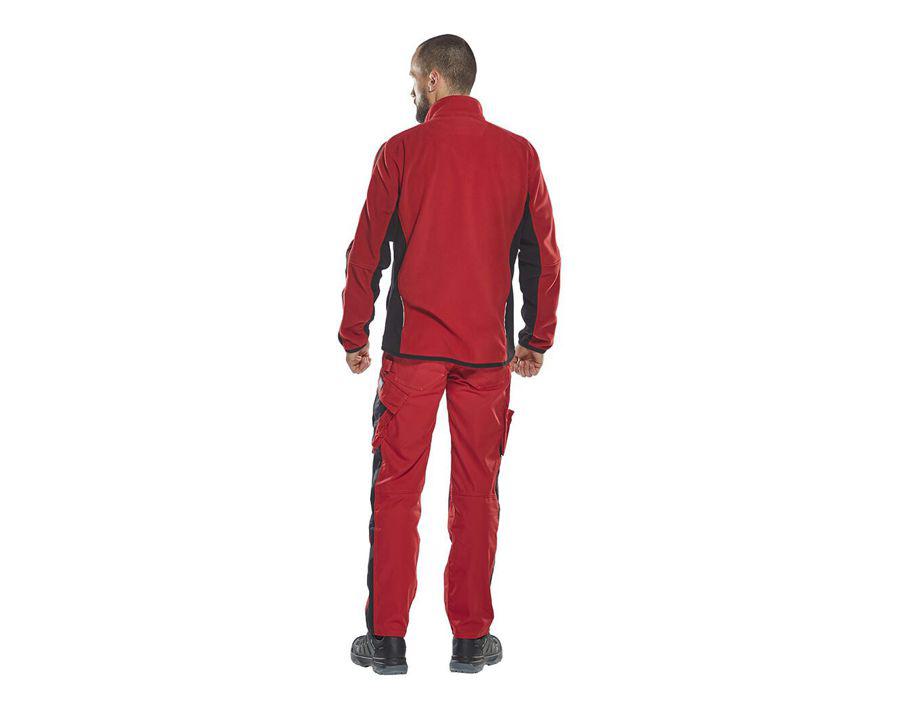 Fleecejacke UNIQUE anthrazit/schwarz