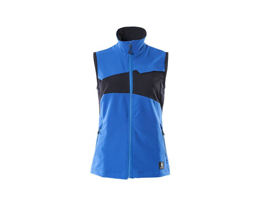 Weste ACCELERATE azurblau/schwarzblau