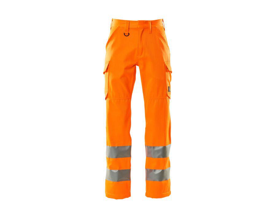 Hose mit Schenkeltaschen SAFE LIGHT hi-vis orange
