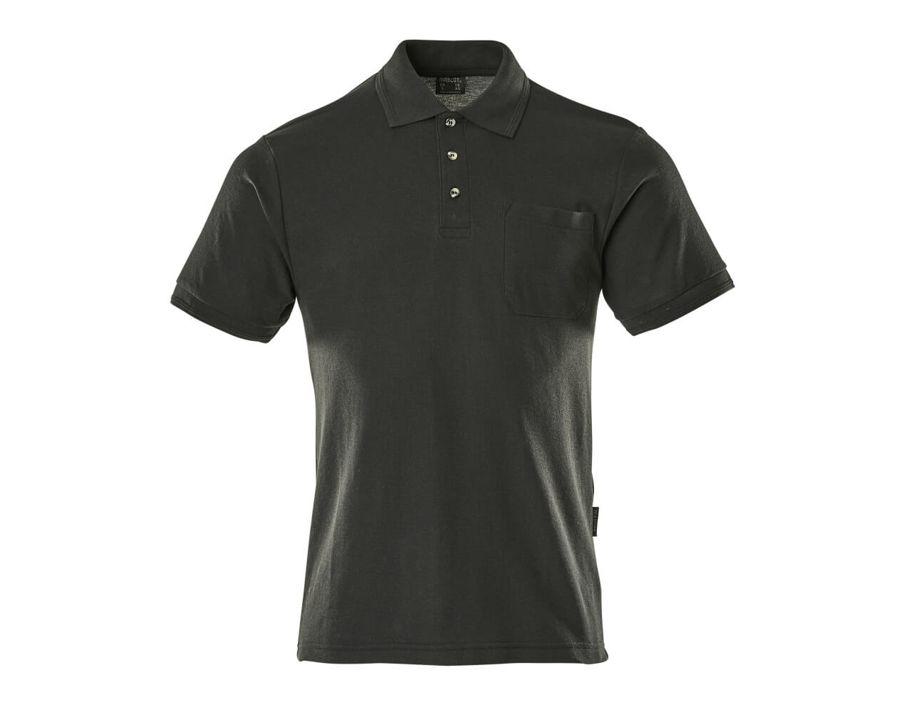 Polo-Shirt mit Brusttasche CROSSOVER schwarz