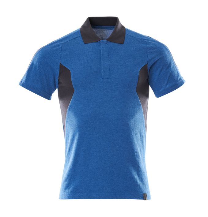 Polo-Shirt ACCELERATE azurblau/schwarzblau