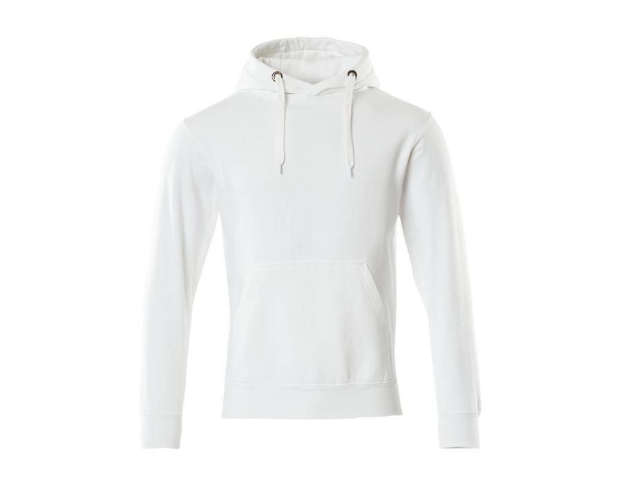 Kapuzensweatshirt CROSSOVER weiss
