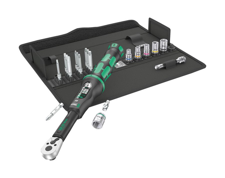 Drehmomentschlüssel-Garnitur Click-Torque 1/4", 20-teilig