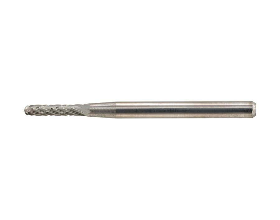 Hartmetall-Kleinfrässtift (Rotorfräser) DIN 8033 – Schaft-Ø 3 mm, Walzenrundform WRC, Zahnung C