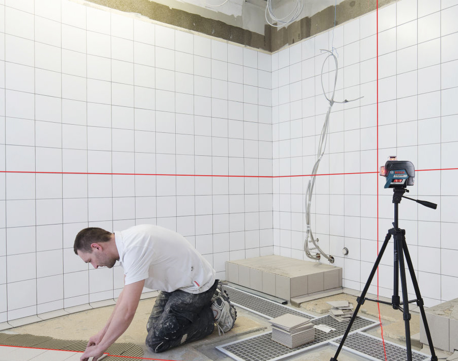 Linienlaser GLL 3-80 C Professional + LR 7 Laser-Empfänger  