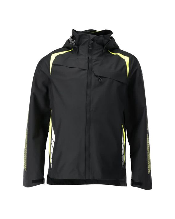 Hard Shell Jacke ACCELERATE SAFE schwarz/hi-vis gelb
