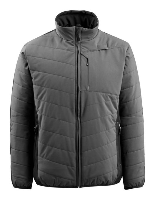 Thermojacke UNIQUE dunkelanthrazit/schwarz
