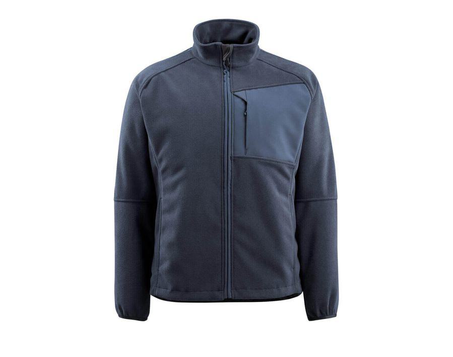 Fleecejacke UNIQUE schwarzblau