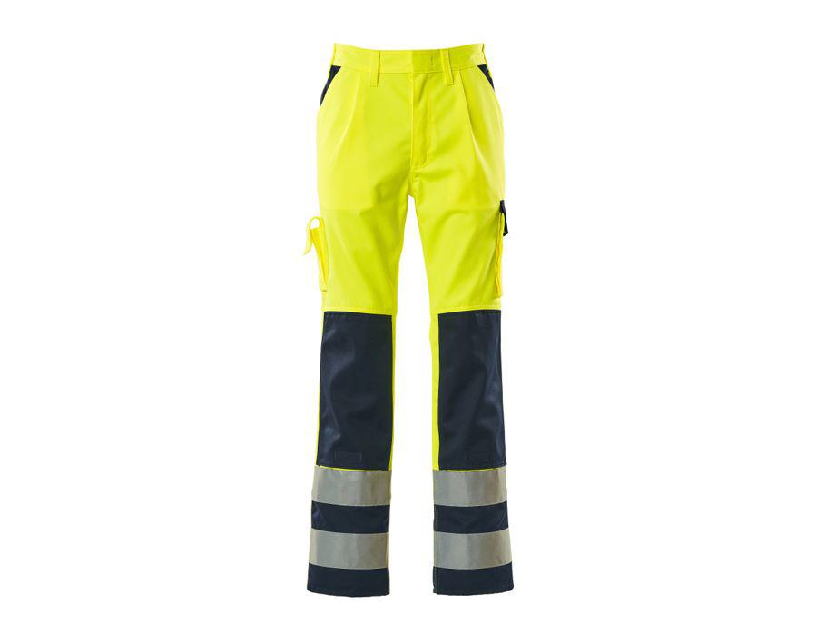 Hose mit Knietaschen SAFE COMPETE hi-vis gelb/marine