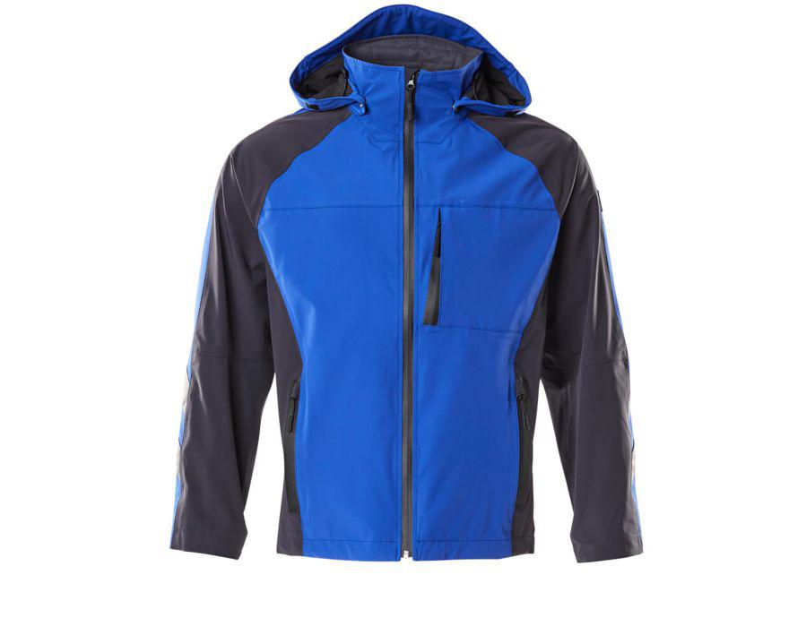Hard Shell Jacke UNIQUE kornblau/schwarzblau