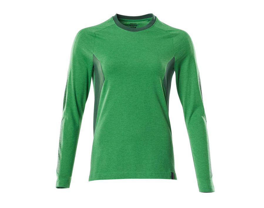T-Shirt, Langarm ACCELERATE grasgrün/grün