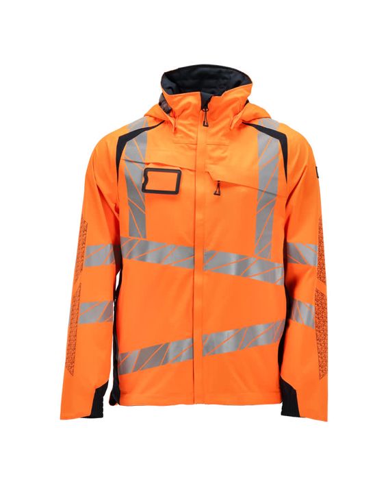 Hard Shell Jacke ACCELERATE SAFE hi-vis orange/schwarzblau
