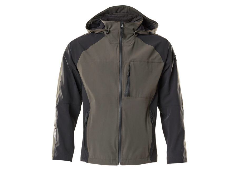 Hard Shell Jacke UNIQUE dunkelanthrazit/schwarz