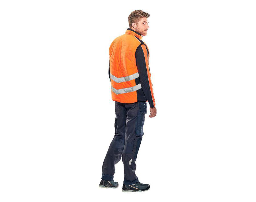 Winterweste SAFE SUPREME hi-vis orange/dunkelanthrazit