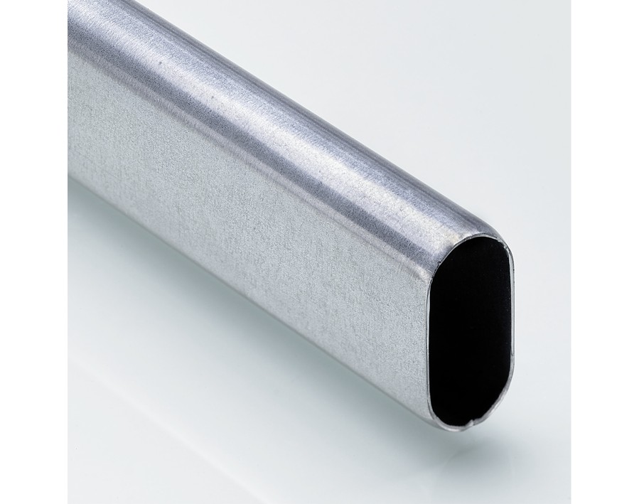 Ovales Schrankrohr 30 x 15 mm