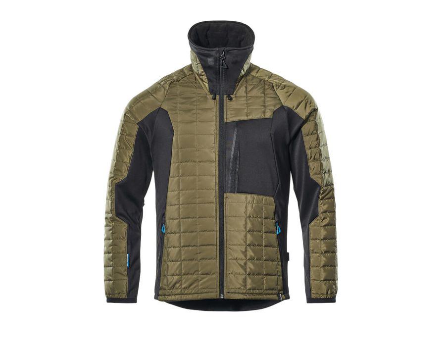 Thermojacke ADVANCED mossgrün/schwarz