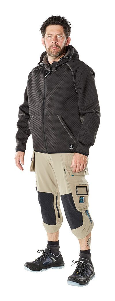 Dreiviertel-Hose mit Hängetaschen ADVANCED moosgrün