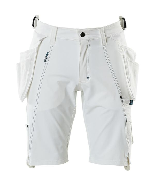 Shorts mit Hängetaschen ADVANCED weiss