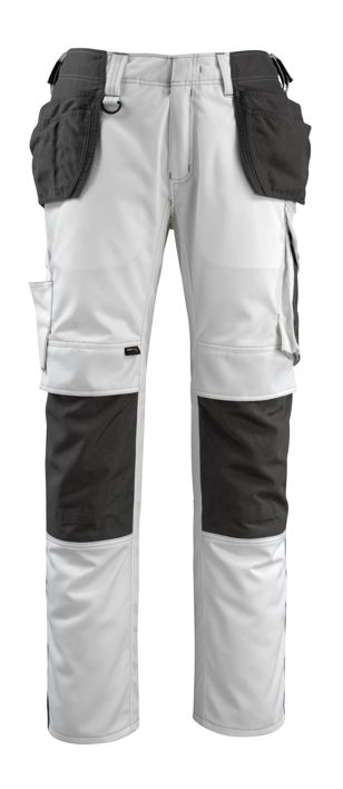 Hose mit Hängetaschen UNIQUE weiss/dunkelanthrazit