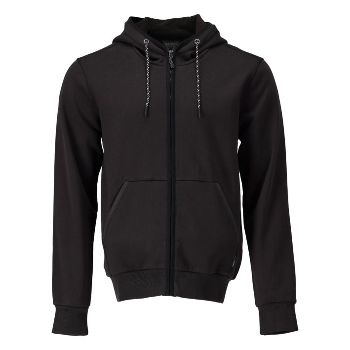 Kapuzensweatshirt mit Reißverschluss CUSTOMIZED schwarz