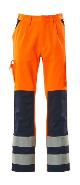 Hose mit Knietaschen SAFE COMPETE hi-vis orange/marine