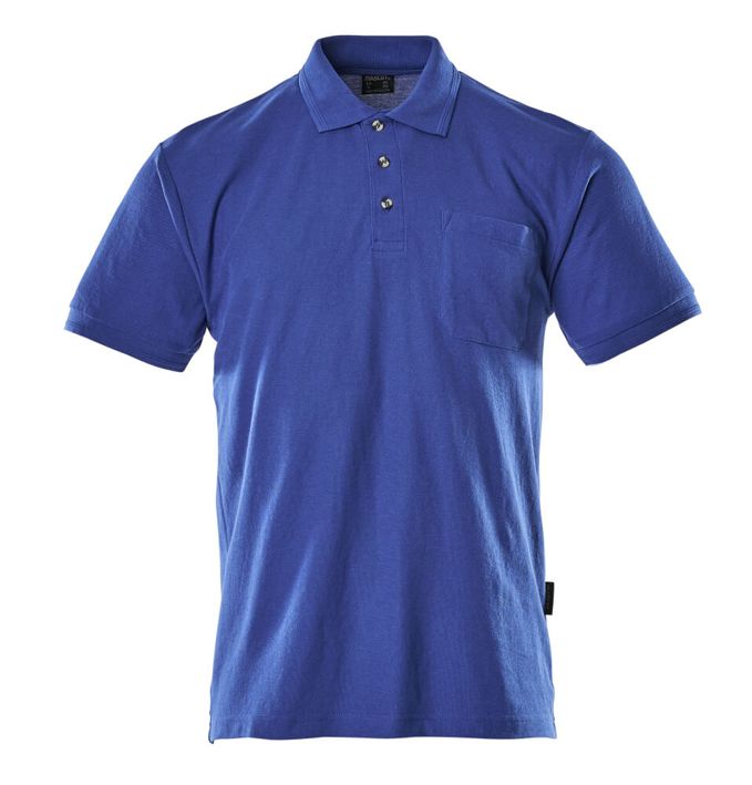 Polo-Shirt mit Brusttasche CROSSOVER kornblau
