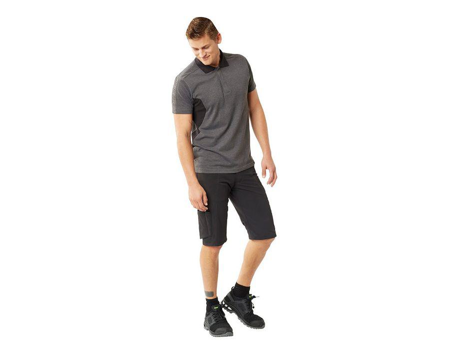 Polo-Shirt ACCELERATE dunkelanthrazit/schwarz